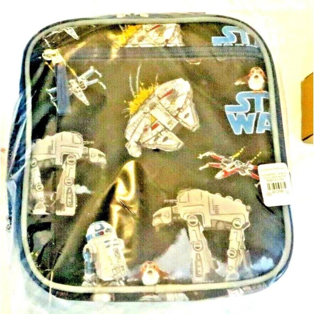 School Pottery Barn Disney LUNCH BOX BAG STAR WARS Solo Resistance grogu ,